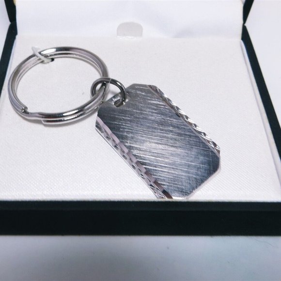 Magnificent Kelly Waters Rhodium Plated Key Fob New In Box - Picture 3 of 6